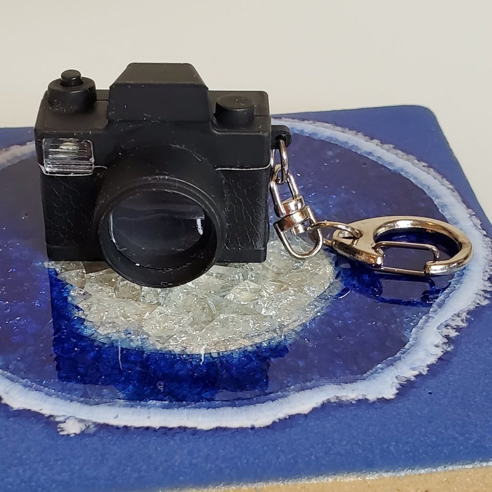 Camera Keychain Lights Up
